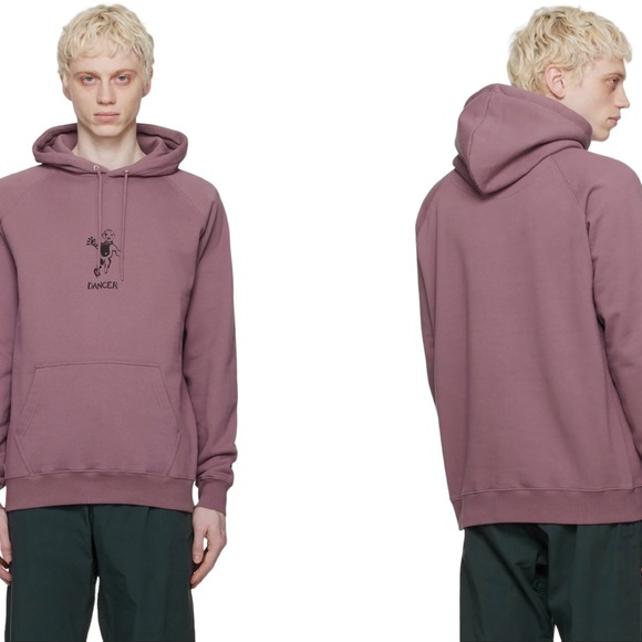 DANCER Pink 100% Organic Cotton Hoodie Size M - Picture 2 of 14